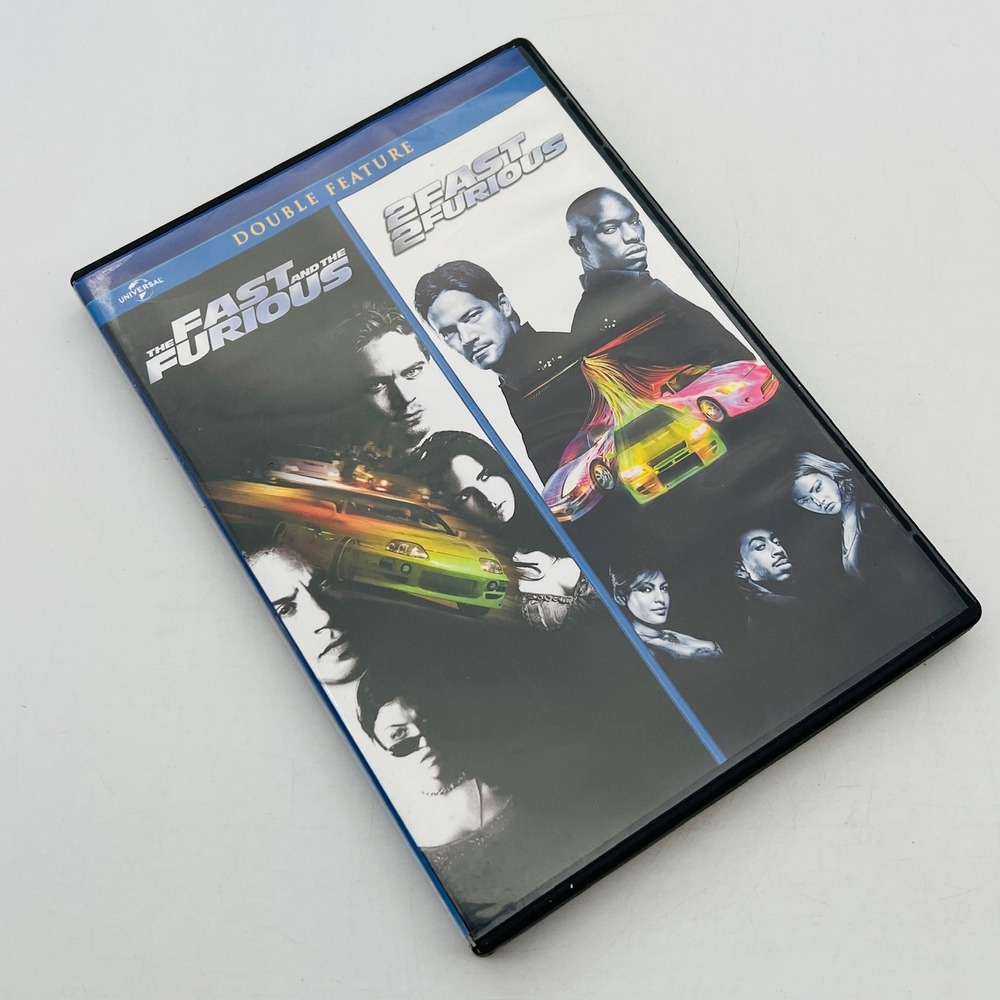 Fast and Furious Double Feature DVD Fast 2 Furious Paul Walker Diesel